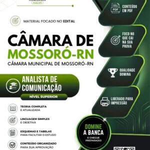 Apostila Analista de Comunicação Mossoró RN - Edital 2026