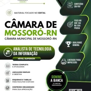 Apostila Analista de Tecnologia da Informação Mossoró RN - Edital 2026