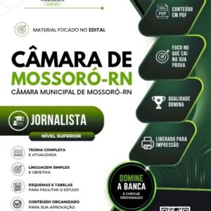 Apostila Jornalista Mossoró RN - Edital 2026