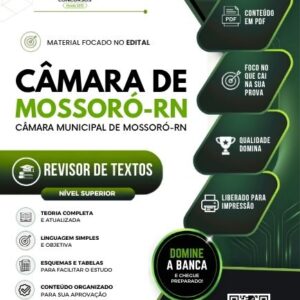 Apostila Revisor de Textos Mossoró RN - Edital 2026